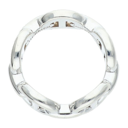HERMES Chaine d'Ancre Enchainee PM Silver Ring Size ONE SIZE