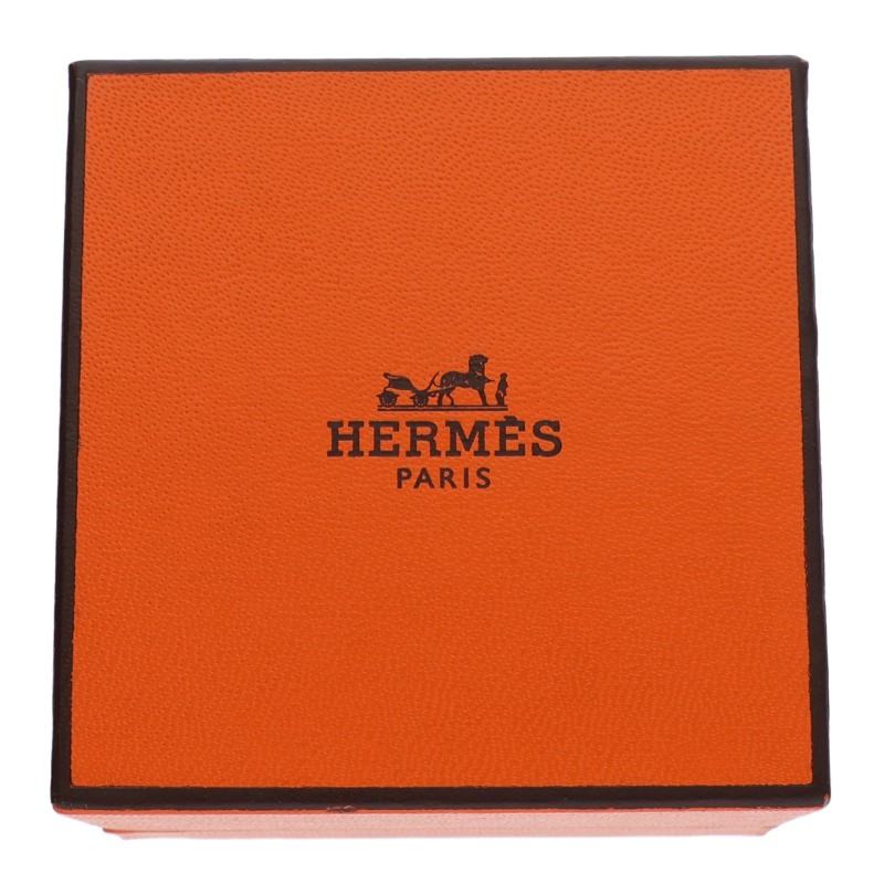 HERMES Chaine d'Ancre Enchainee GM Silver Ring Size ONE SIZE