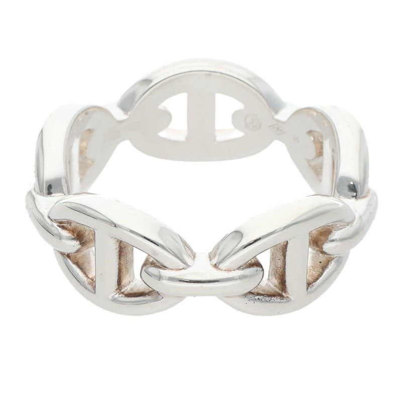 HERMES Chaine d'Ancre Enchainee PM Silver Ring Size ONE SIZE