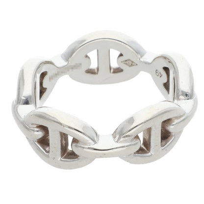 HERMES Chaine d'Ancre Enchainee PM Silver Ring Size ONE SIZE