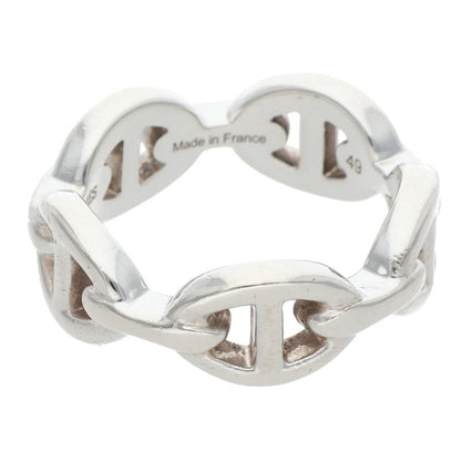 HERMES Chaine d'Ancre Enchainee PM Silver Ring Size ONE SIZE