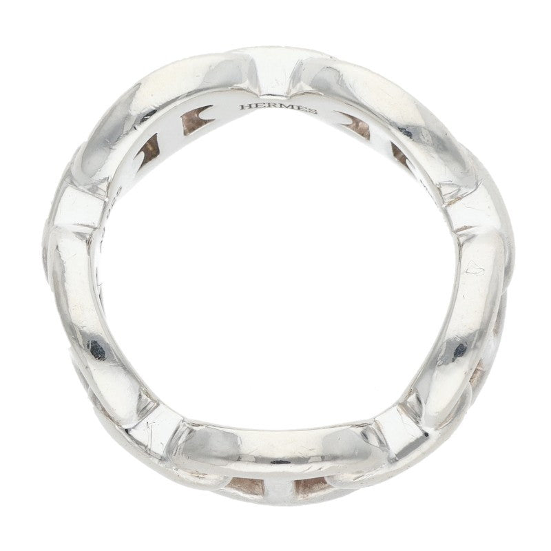 HERMES Chaine d'Ancre Enchainee PM Silver Ring Size ONE SIZE