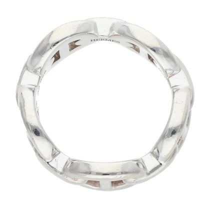 HERMES Chaine d'Ancre Enchainee PM Silver Ring Size ONE SIZE