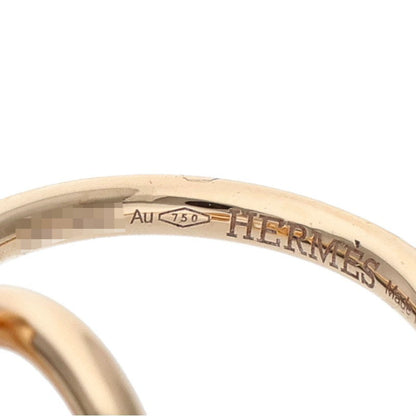 HERMES Echappee PM K18PG Pave Diamond Gold Size ONE SIZE