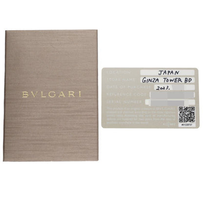 BVLGARI Serpenti Viper 18K Pink Gold Diamond Ring Size 52