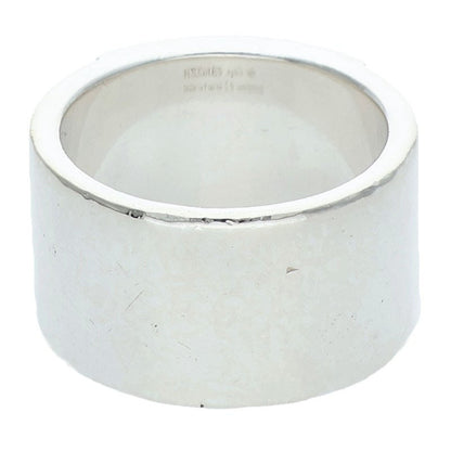 HERMES Collier de Chien GM Silver Ring Size 55