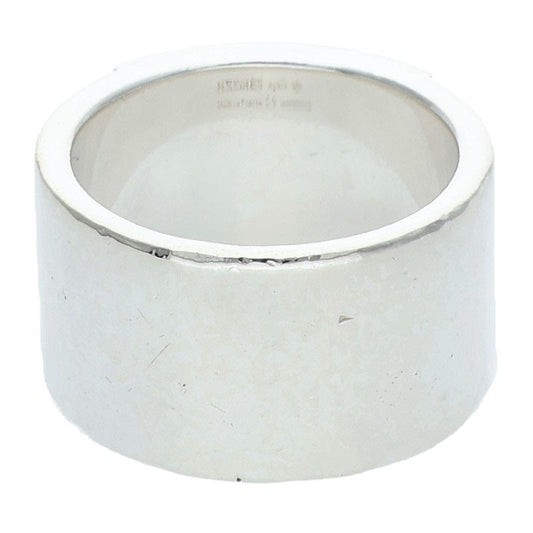 HERMES Collier de Chien GM Silver Ring Size 55