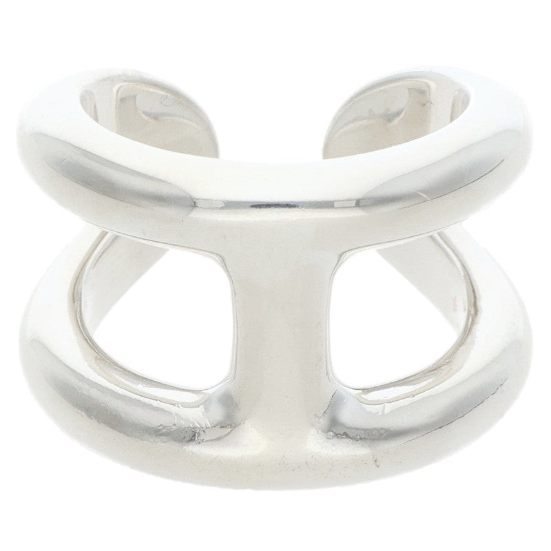HERMES Osmose GM 925 Silver Ring Size 57