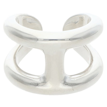 HERMES Osmose GM 925 Silver Ring Size 57