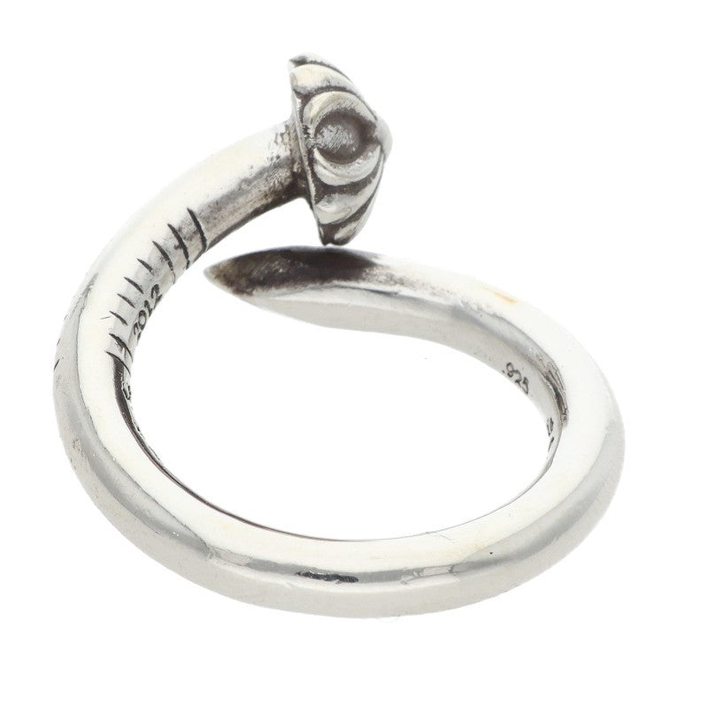 Chrome Hearts NAIL CRSBALL Silver Ring Size JP 10