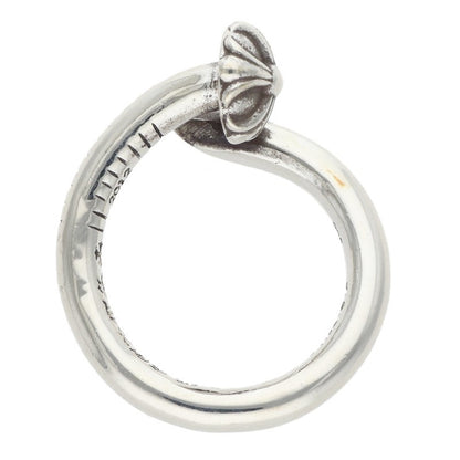 Chrome Hearts NAIL CRSBALL Silver Ring Size JP 10
