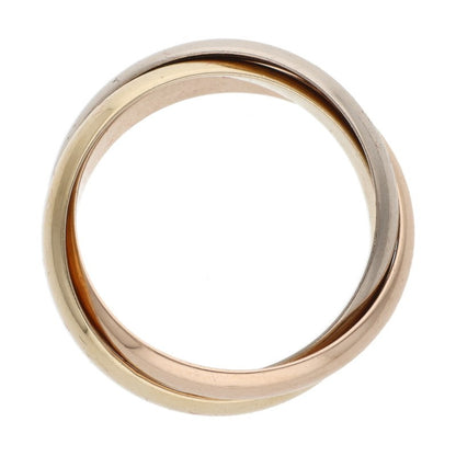Cartier Trinity Classic 18K Multi-Gold Ring Size JP 13