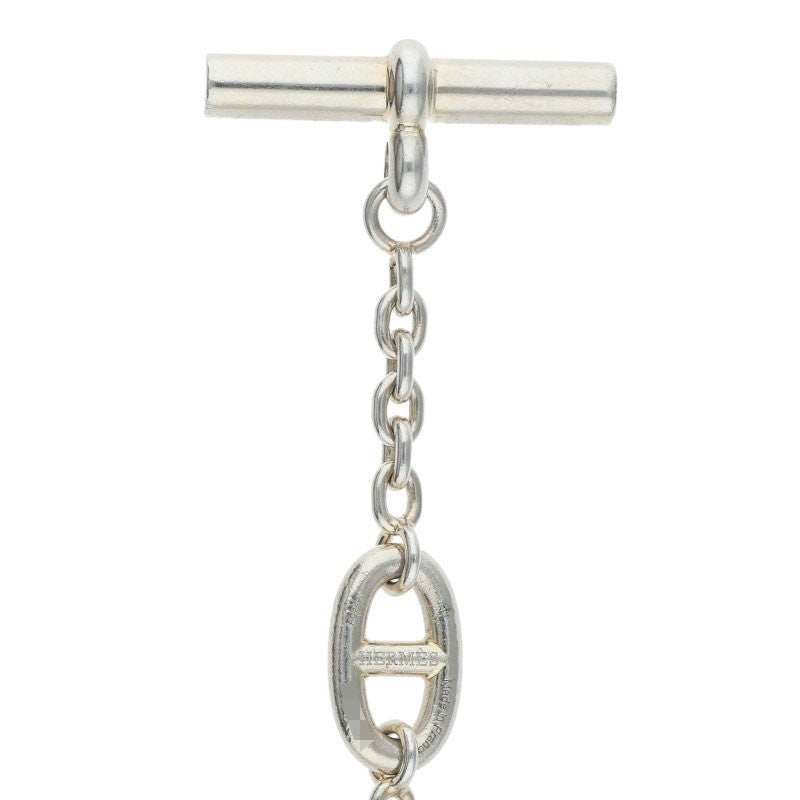 HERMES Farandole Sterling Silver Long Necklace Size ONE SIZE