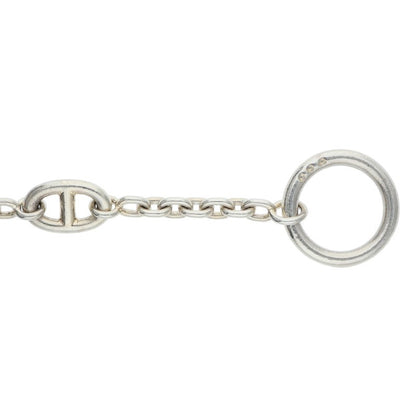 HERMES Farandole Sterling Silver Long Necklace Size ONE SIZE