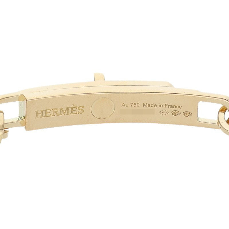HERMES Kelly K18PG Diamond Chain Necklace Size ONE SIZE