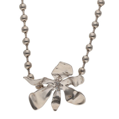 ACNE STUDIOS Atalflower Ball Chain Choker Size ONE SIZE