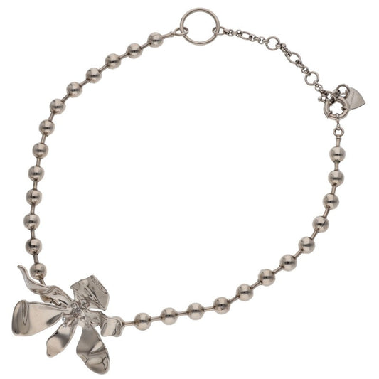 ACNE STUDIOS Atalflower Ball Chain Choker Size ONE SIZE