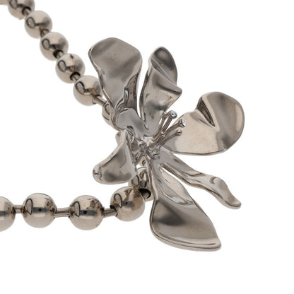 ACNE STUDIOS Atalflower Ball Chain Choker Size ONE SIZE