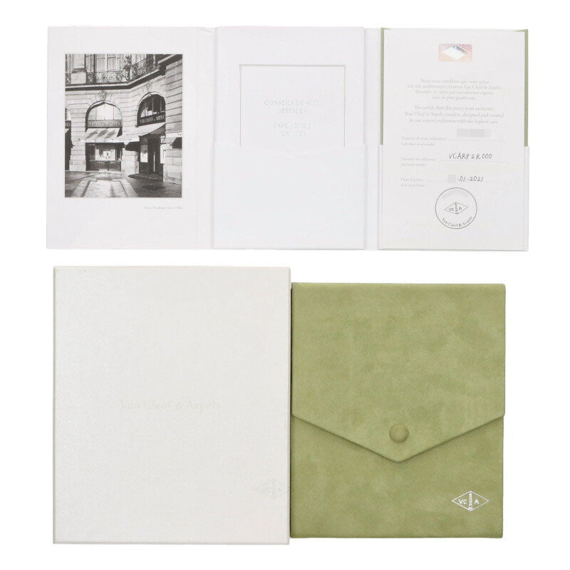 VANCLEEF & ARPELS Grey MOP K18PG Diamond Size ONE SIZE