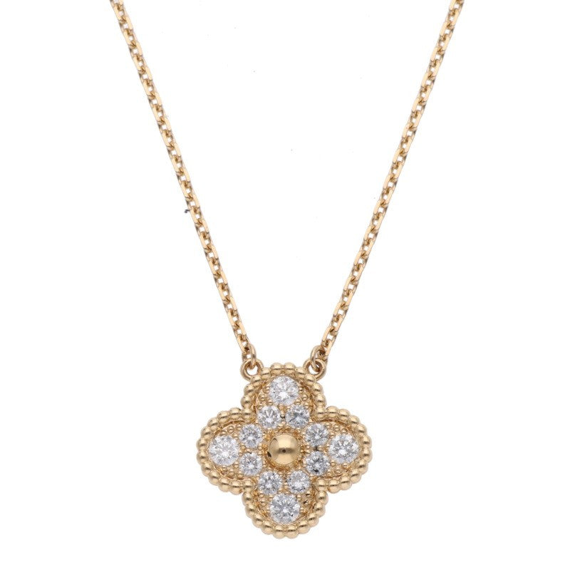 VANCLEEF & ARPELS Vintage Alhambra K18YG Size ONE SIZE