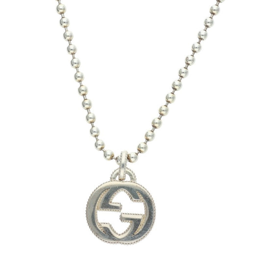 GUCCI Interlocking G Ball Chain Sterling Size ONE SIZE