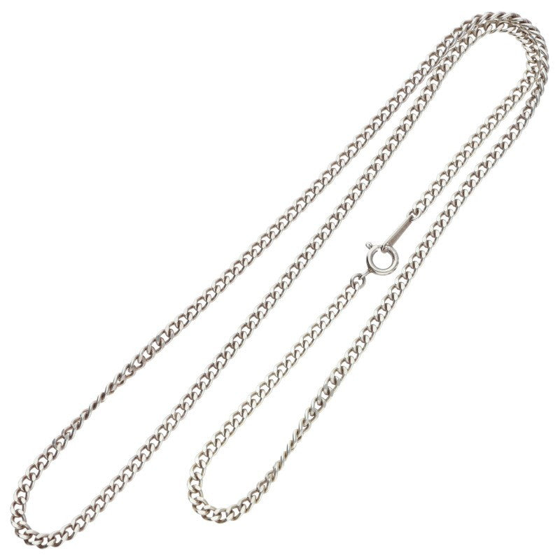 I'M OK Sterling Silver Small Flat Chain Necklace Size 50CM