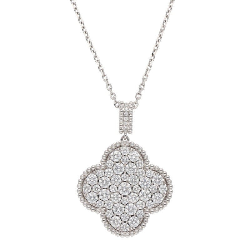 VANCLEEF & ARPELS Magic Alhambra Pave Diamond Size ONE SIZE