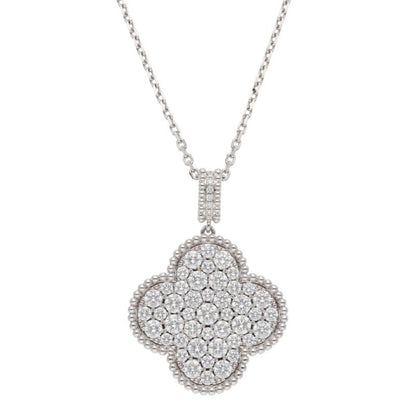 VANCLEEF & ARPELS Magic Alhambra Pave Diamond Size ONE SIZE