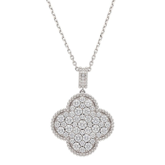 VANCLEEF & ARPELS Magic Alhambra Pave Diamond Size ONE SIZE