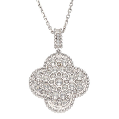 VANCLEEF & ARPELS Magic Alhambra Pave Diamond Size ONE SIZE