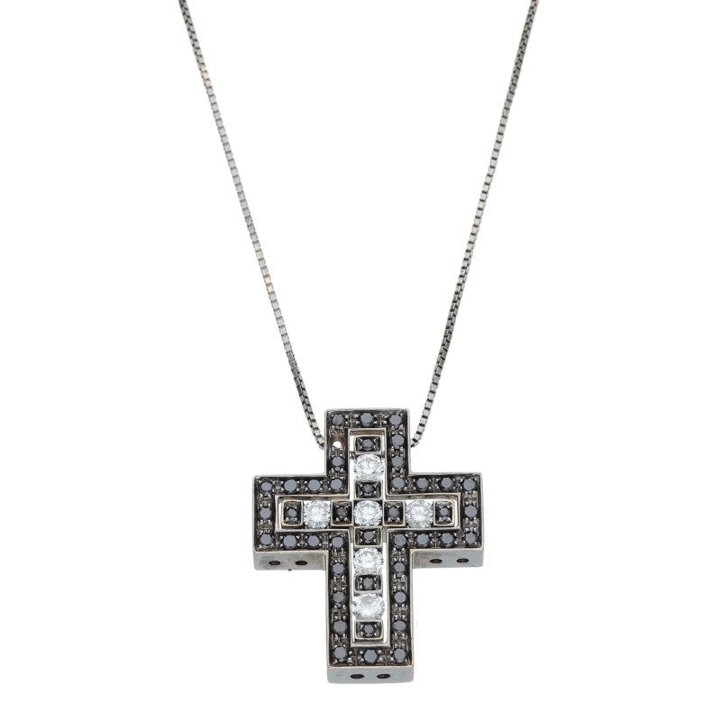 DAMIANI Belle Epoque S K18WG Black Diamond Size ONE SIZE