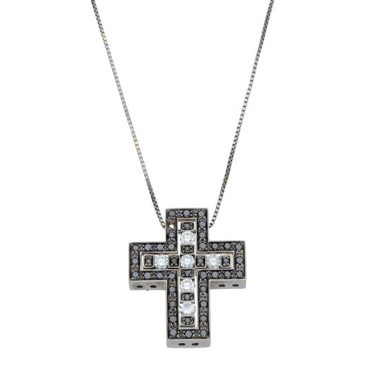 DAMIANI Belle Epoque S K18WG Black Diamond Size ONE SIZE