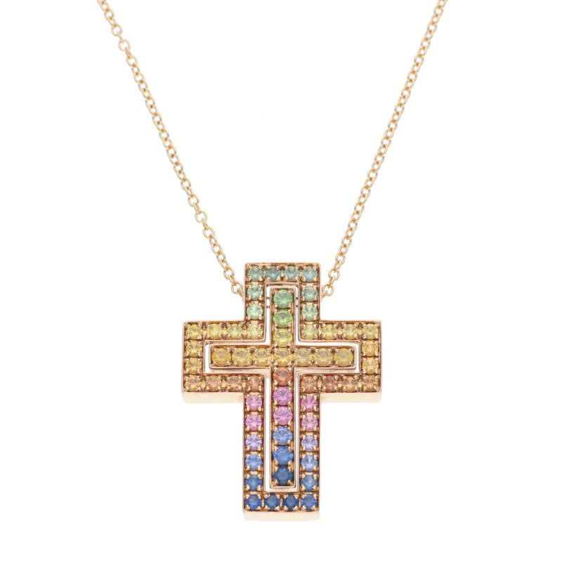 DAMIANI Belle Epoque M K18PG Rainbow Sapphire Size ONE SIZE