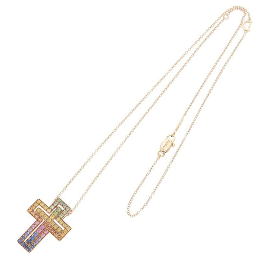 DAMIANI Belle Epoque M K18PG Rainbow Sapphire Size ONE SIZE