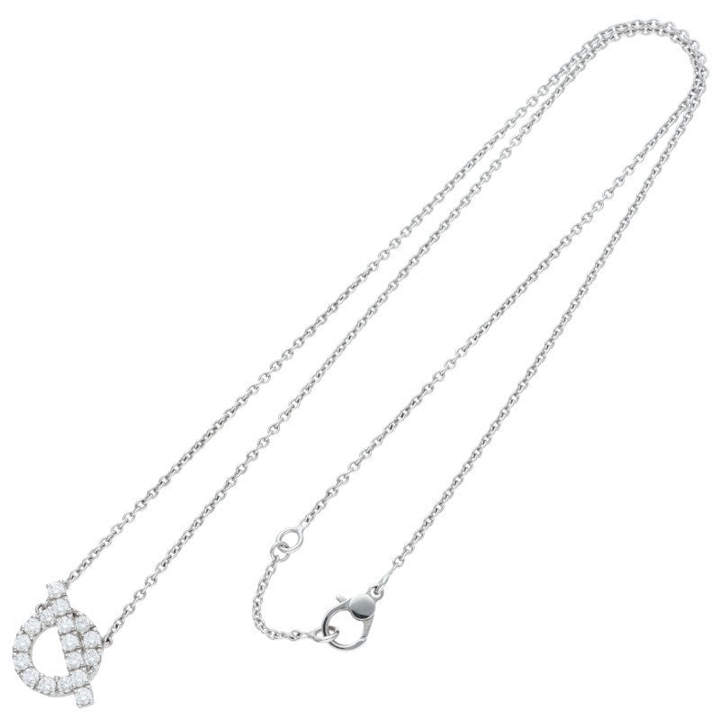 HERMES Finesse K18WG Pave Diamond White Gold Size ONE SIZE