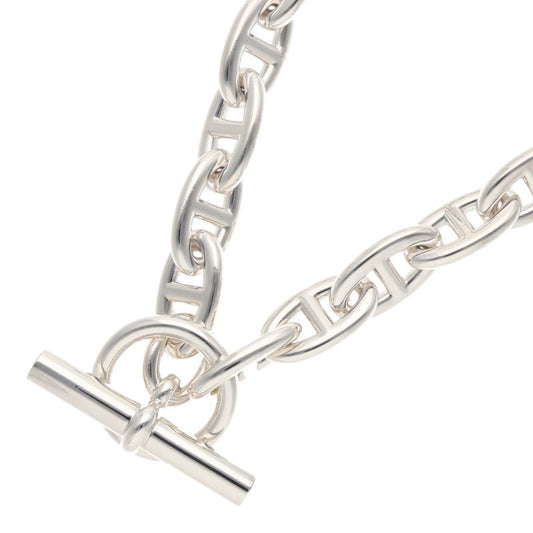 HERMES Chaine d'Ancre Sterling Silver Choker Size ONE SIZE