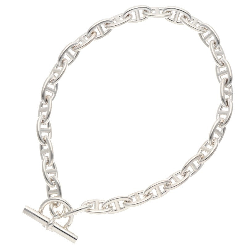 HERMES Chaine d'Ancre Sterling Silver Choker Size ONE SIZE