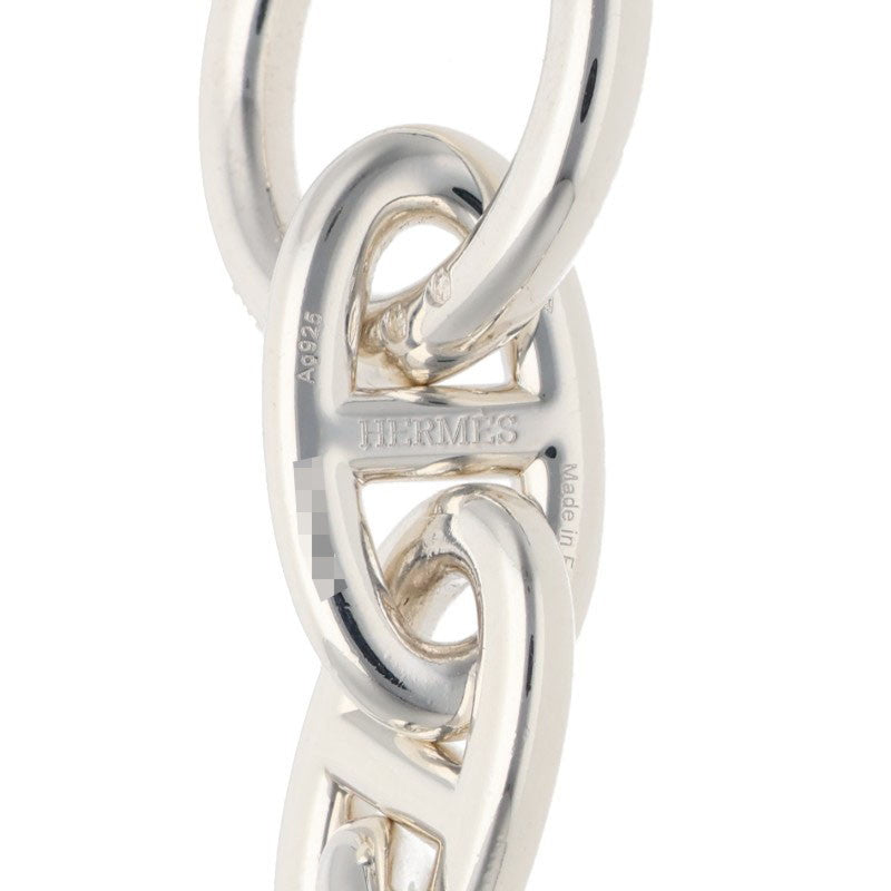 HERMES Chaine d'Ancre Sterling Silver Choker Size ONE SIZE