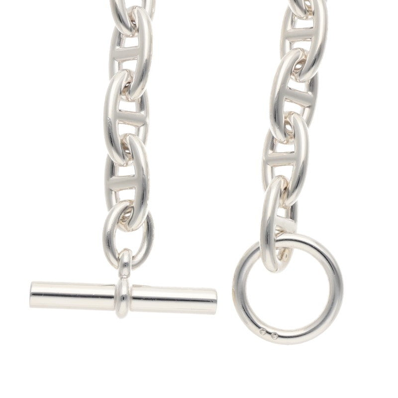HERMES Chaine d'Ancre Sterling Silver Choker Size ONE SIZE