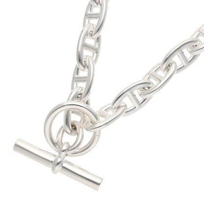 HERMES Chaine d'Ancre Sterling Silver Choker Size ONE SIZE