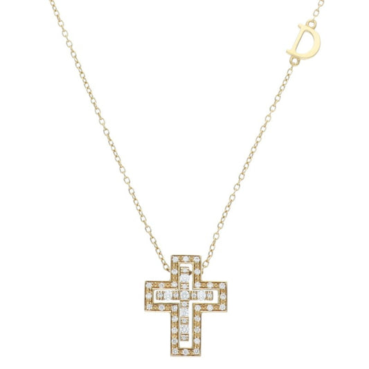 DAMIANI Belle Epoque 18K Yellow Diamond Necklace Size XXS