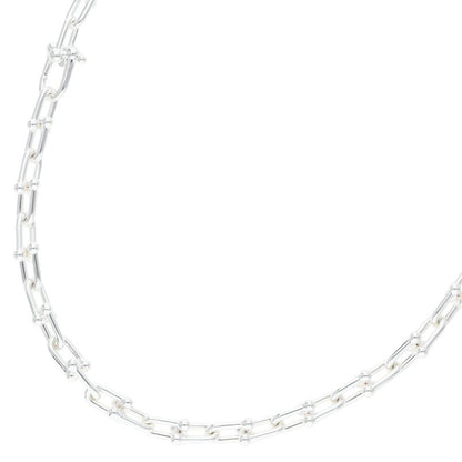 TIFFANY&Co. HardWear Link Silver Necklace Size 18INCH
