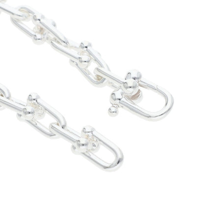 TIFFANY&Co. HardWear Link Silver Necklace Size 18INCH