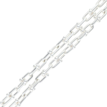 TIFFANY&Co. HardWear Link Silver Necklace Size 18INCH