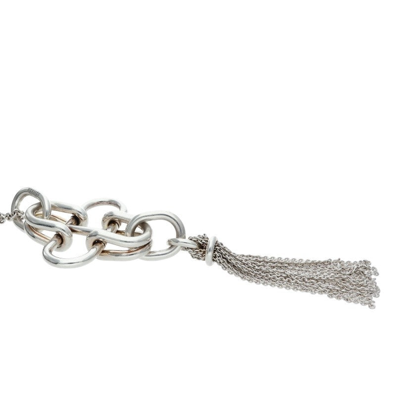 HERMES Rose de Mer Tassel Necklace