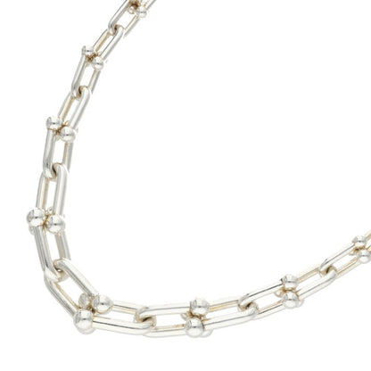 TIFFANY&Co. HardWear Graduated Silver Necklace Size 18INCH
