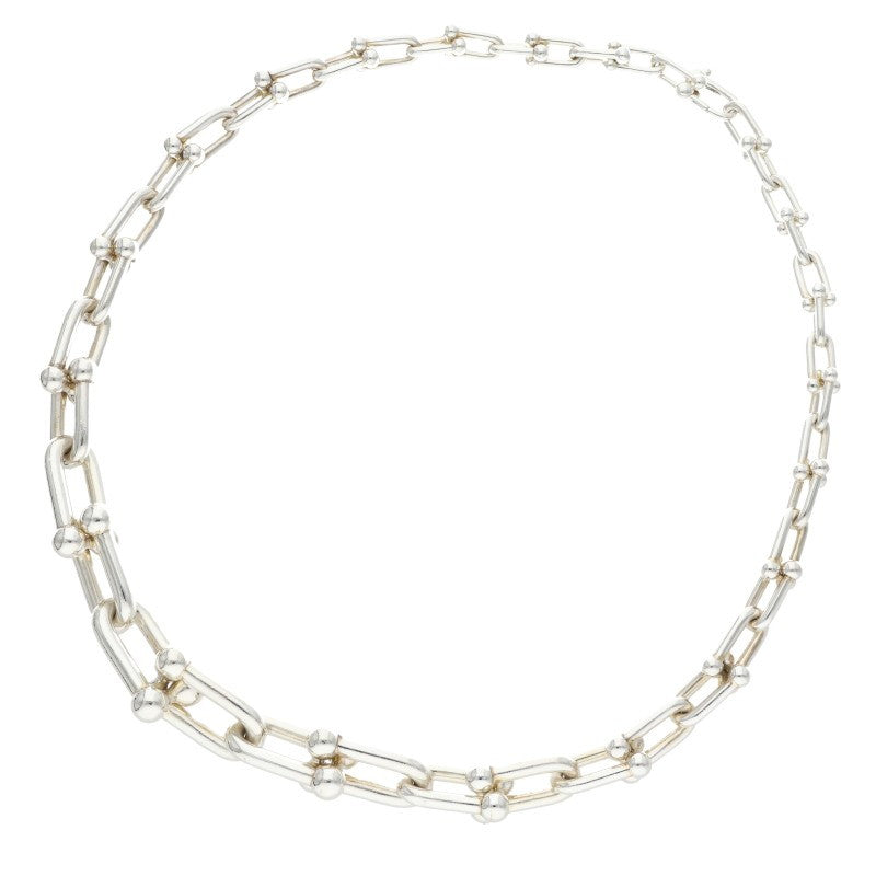 TIFFANY&Co. HardWear Graduated Silver Necklace Size 18INCH