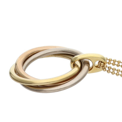 Cartier Trinity LM K18 YGPGWG Necklace
