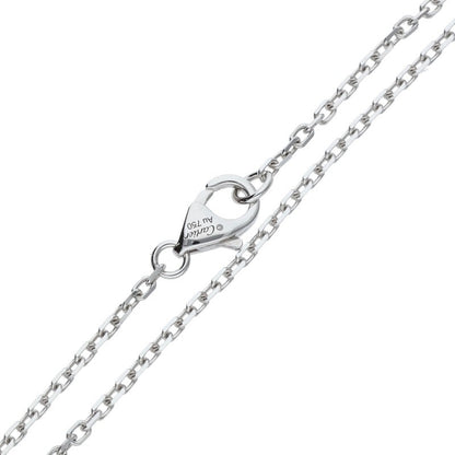Cartier LOVE NECKLACE 18K WG Pave Diamond Necklace