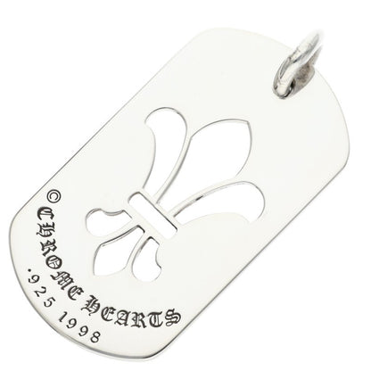 Chrome Hearts Large Dog Tag Silver Necklace Size ONE SIZE